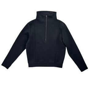Aday 1/4 Zip Medium Black Pullover Like a Boss